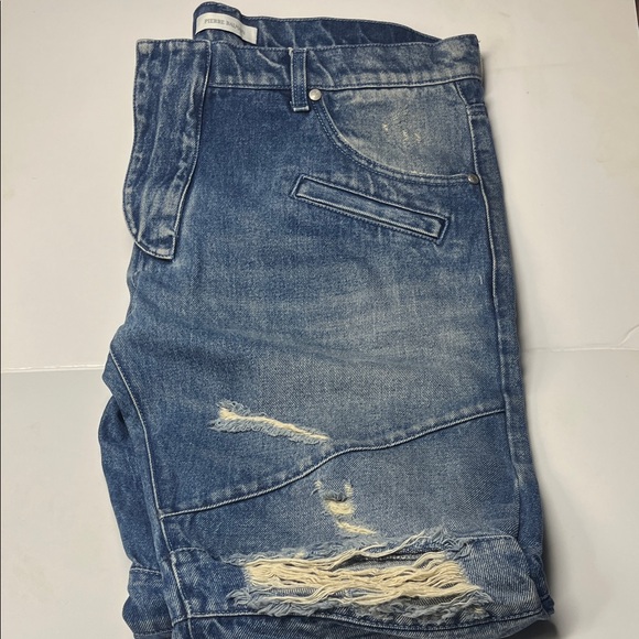 Pierre Balmain Faded Blue Jean Shorts